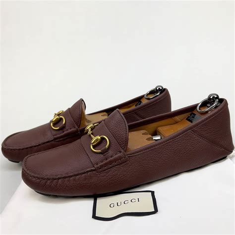 used gucci kanye drivers leather|Gucci Kanye 1955 Horsebit Accent Drivers .